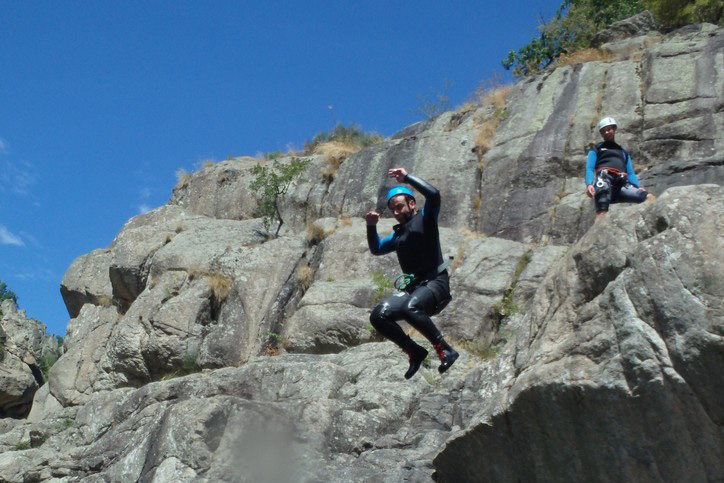 Canyoning 1/2 journée - Haut Chassezac