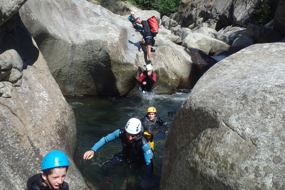 Canyoning famille – Chassezac