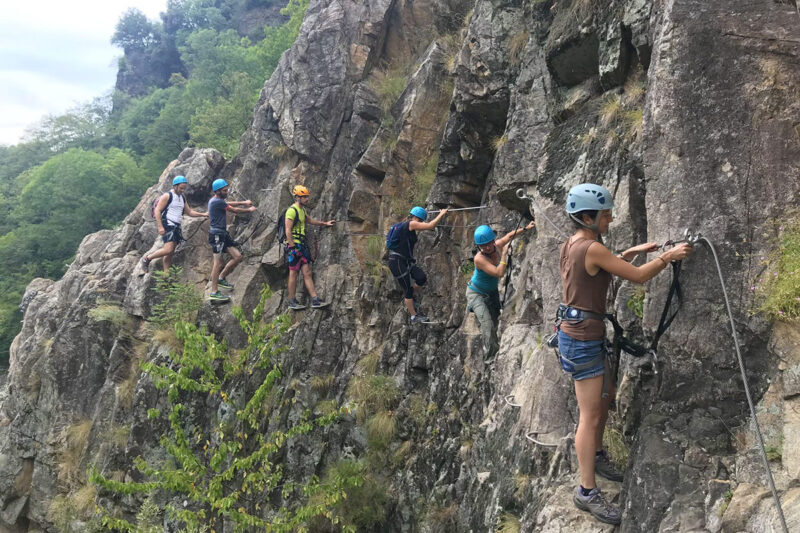 Parcours via rocher de l'Aigle